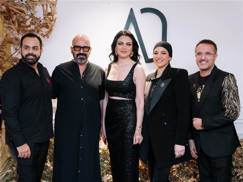 خاص..شريف مدكور وبسمة وساندي ودارين حداد في عرض أزياء أميرة قزامل 