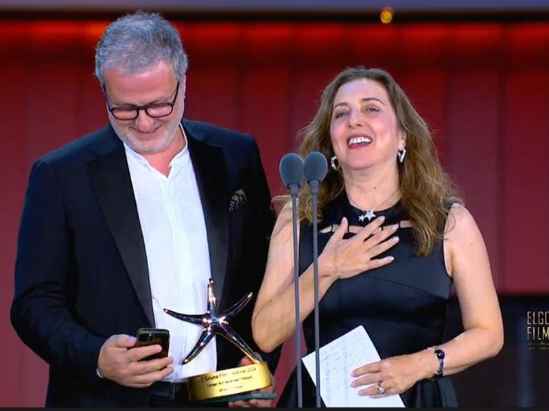 مهرجان الجونة السينمائي يمنح جائزة الإنجاز الإبداعي للفنانين اللبنانيين جوانا حاجي توما وخليل جريج 