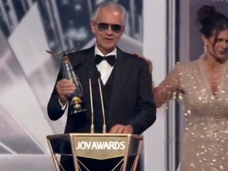 بعد تكريمه..أندريا بوتشيلي شاكرًا الرياض: 