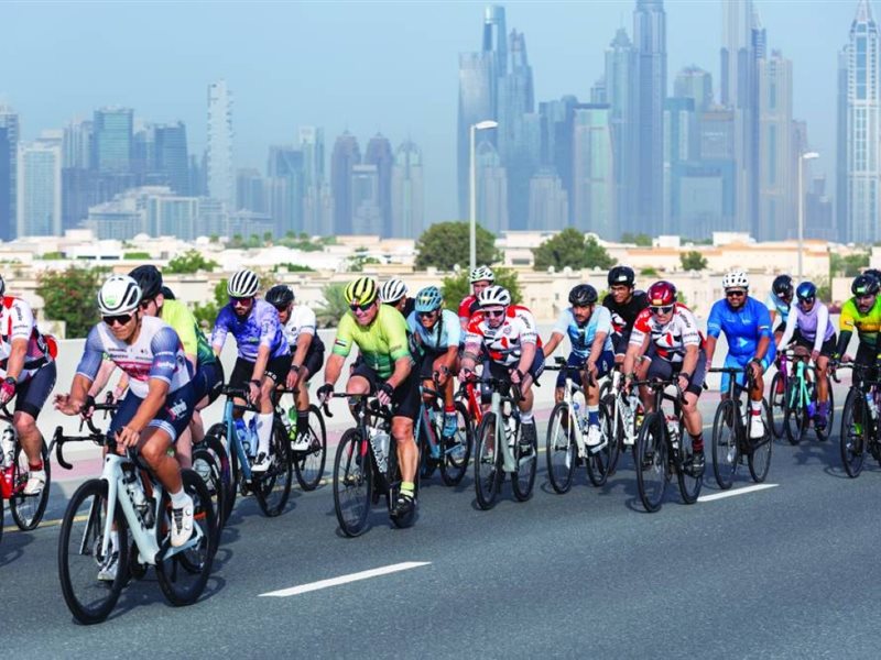 تحدي سبينس دبي 92 للدراجات الهوائية يشهد مشاركة قياسية ومنافسة حماسية