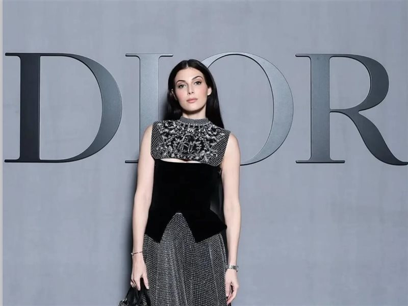 رزان جمال بتوقيع ديور فى أسبوع الموضة بباريس 2025