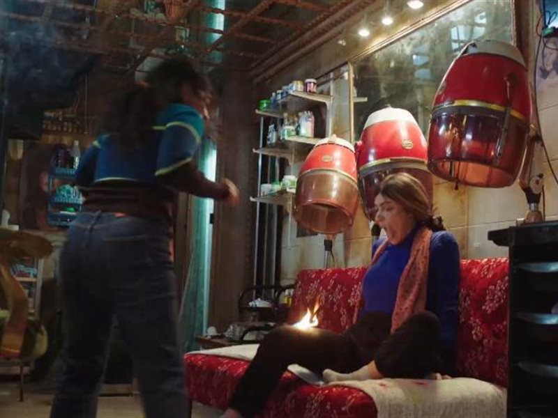 بعد حرقها في 