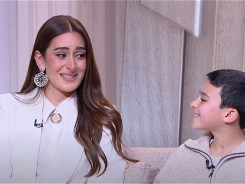أمينة خليل: الطفل علي البيلي ممثل رائع وموهوب يتعلم منه الجميع