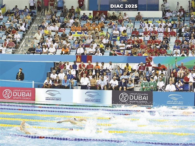 بطولة دبي الدولية للسباحة تجمع نخبة العالم في مسابقات عالمية مميزة