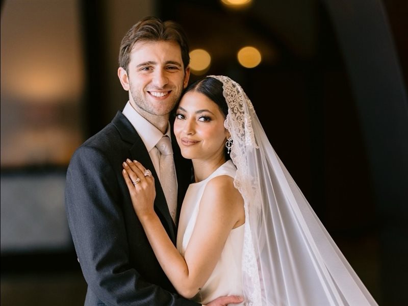 الصور الأولى من حفل زفاف مي الغيطي وزوجها البريطاني آندرياس براون 