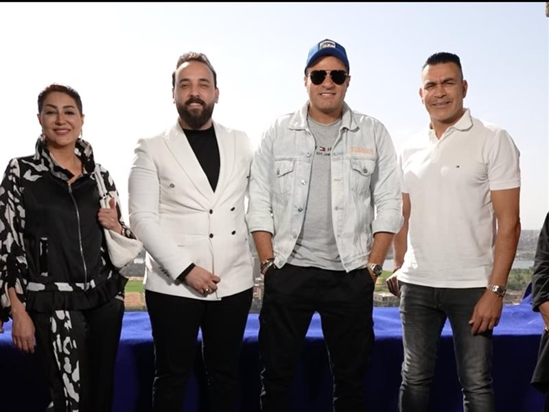 وفاء عامر ومي سليم يشاركان في احتفالية 