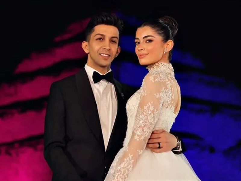 بحضور نجوم الفن.. الصور الأولى من حفل زفاف ليلى زاهر وهشام جمال في سقارة