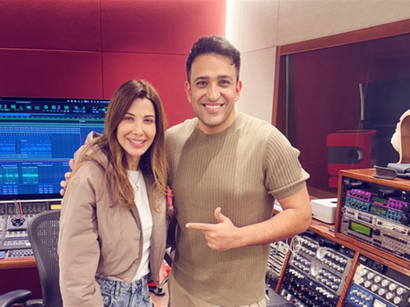 نانسي عجرم تجهز لأغنية جديدة مع تامر حسين خلال زيارتها للقاهرة 