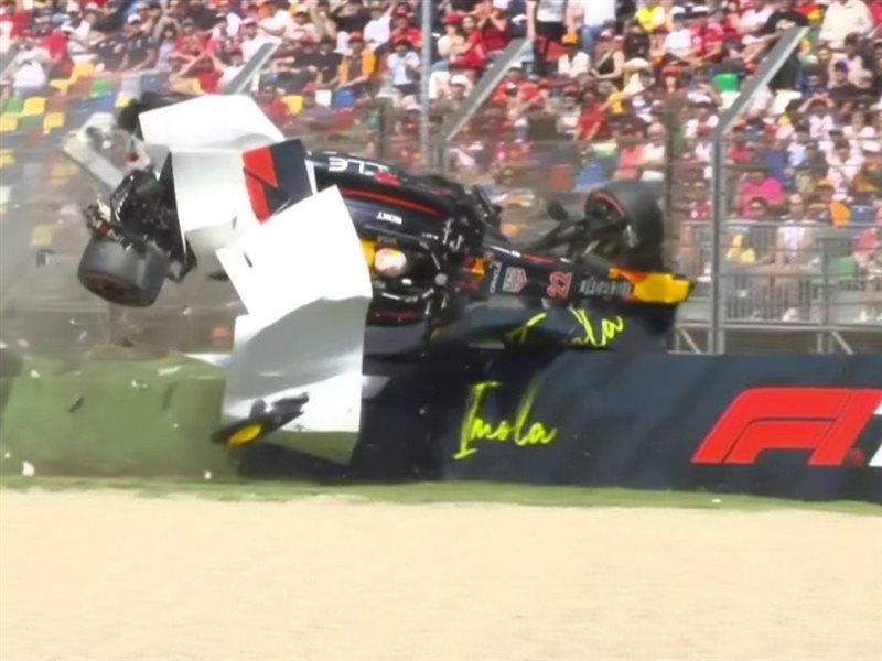 حوادث مثيرة للقلق توقف التجارب التأهيلية لجائزة إيمولا الكبرى في الفورمولا 1