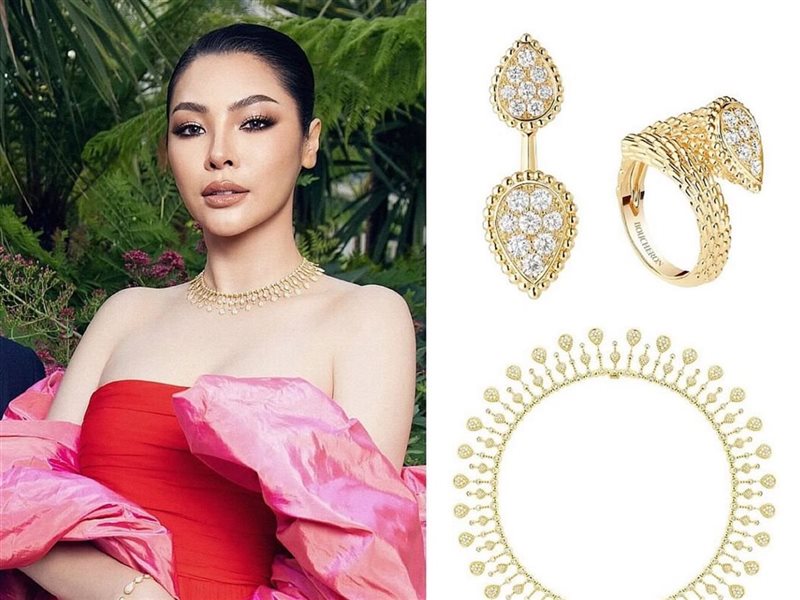 نجوم مهرجان كان 2025 يتألقون بمجوهرات Boucheron الفاخرة على السجادة الحمراء