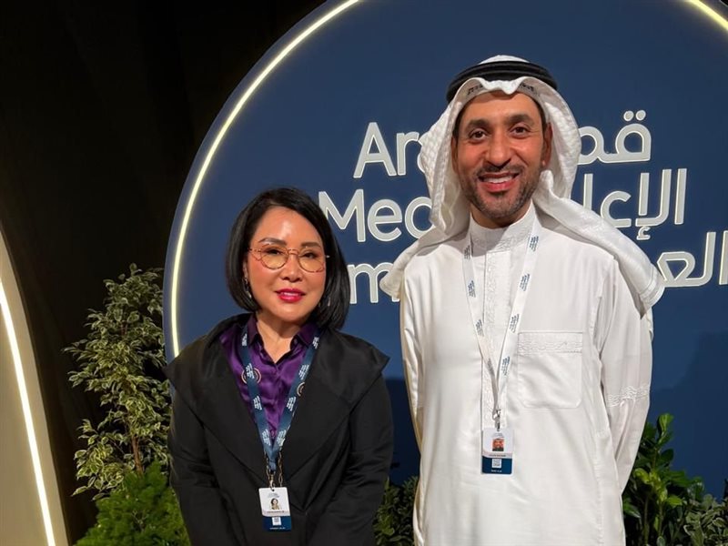 هونغ شيانغ تشي تدخل الصين ساحة الإنتاج العربي في قمة الإعلام بدبي وتدخل ساحة الإنتاج المصري قريبا 