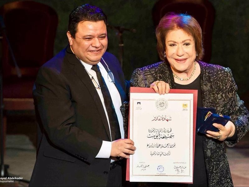 خالد جلال ناعيا الفنانة سميحة أيوب: اليوم تنكس رايات الإبداع ألما ووفاء