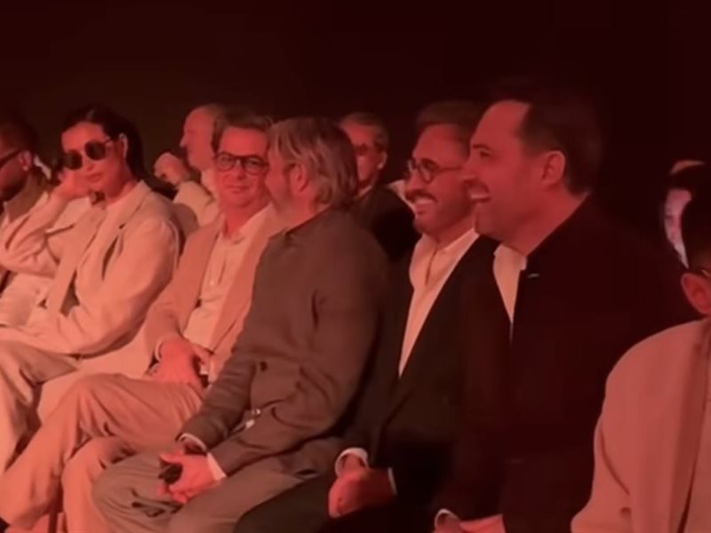 صور.. كاظم الساهر وظافر العابدين يتألقان في عرض أزياء Zegna في دبي 