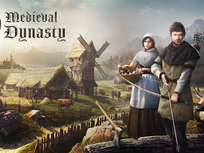 Medieval Dynasty لعبة محاكاة البقاء وبناء مدن في العصور الوسطى