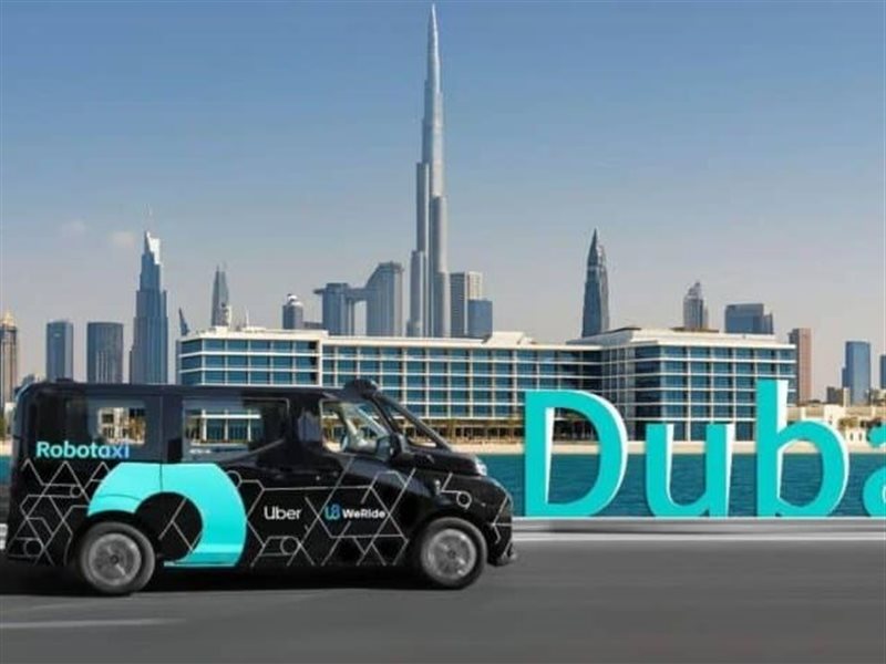 دبي تبدأ تجارب التاكسي ذاتي القيادة مع أوبر وWeRide والتشغيل الكامل في 2026