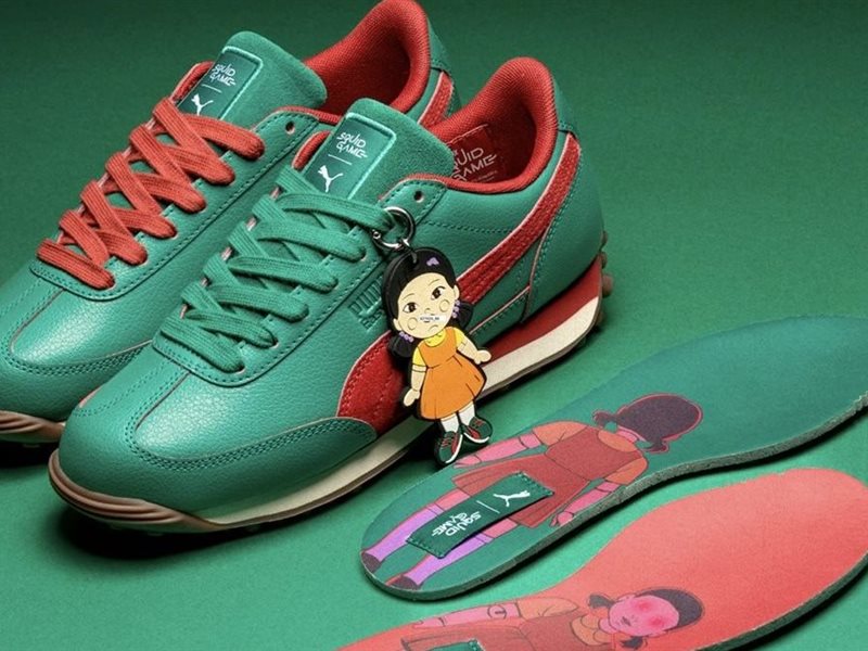 PUMA تطلق مجموعة أحذية حصرية مستوحاة من مسلسل “Squid Game” بمزيج من الدراما والأسلوب العصري 