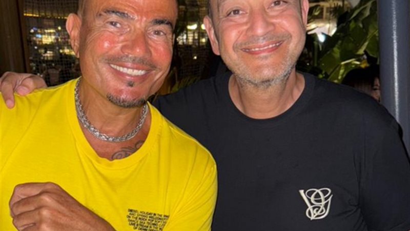 عمرو أديب وعمرو دياب