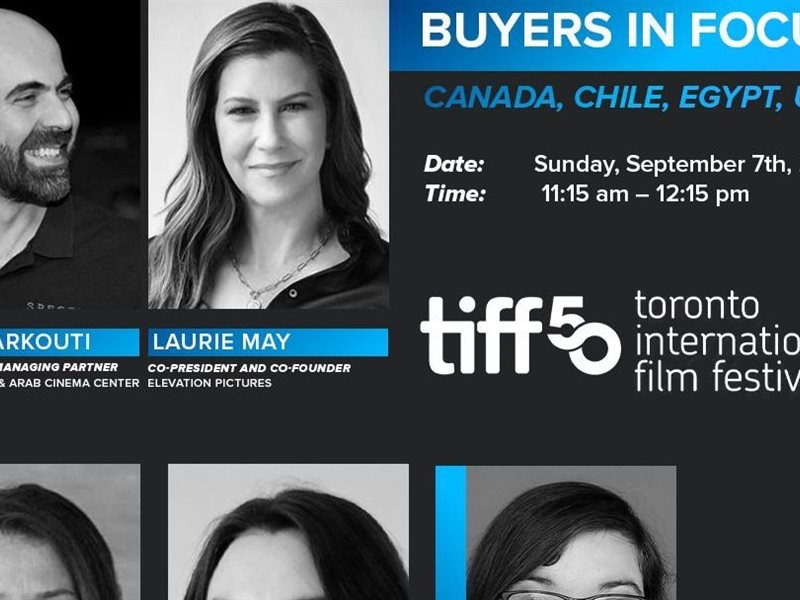  علاء كركوتي يشارك في ندوة Buyers in Focus بمهرجان تورونتو لمناقشة استراتيجيات بيع وتوزيع الأفلام 