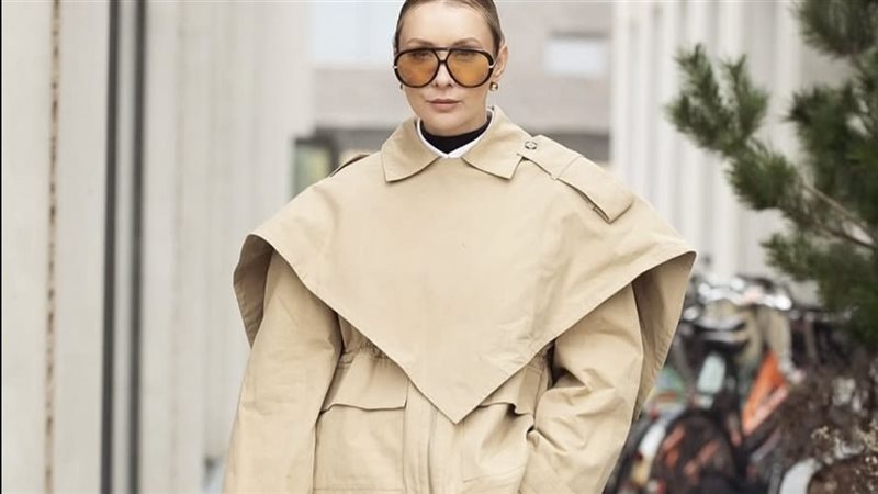 Cropped Trench Coat