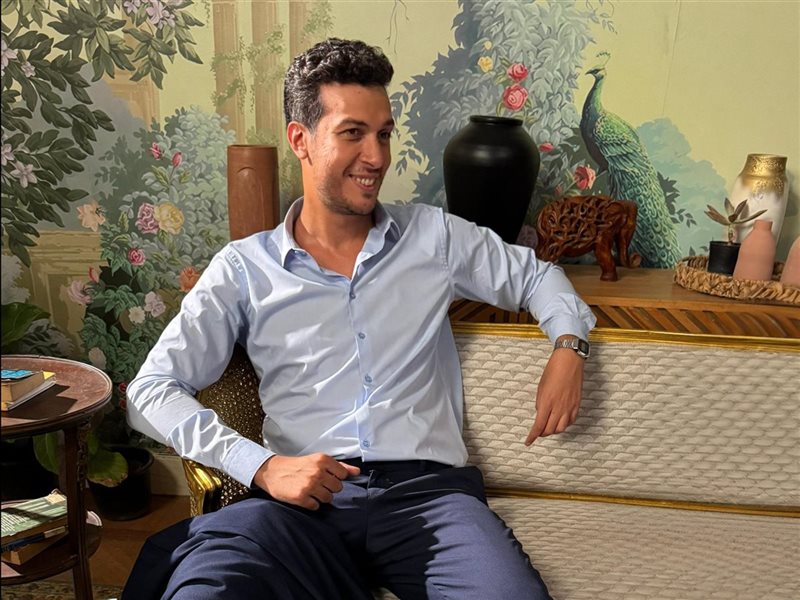 اول صورة لأحمد عبد الوهاب من مسلسل 