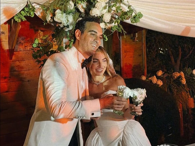 الصور الأولى من حفل زفاف الفنانة هاجر السراج 