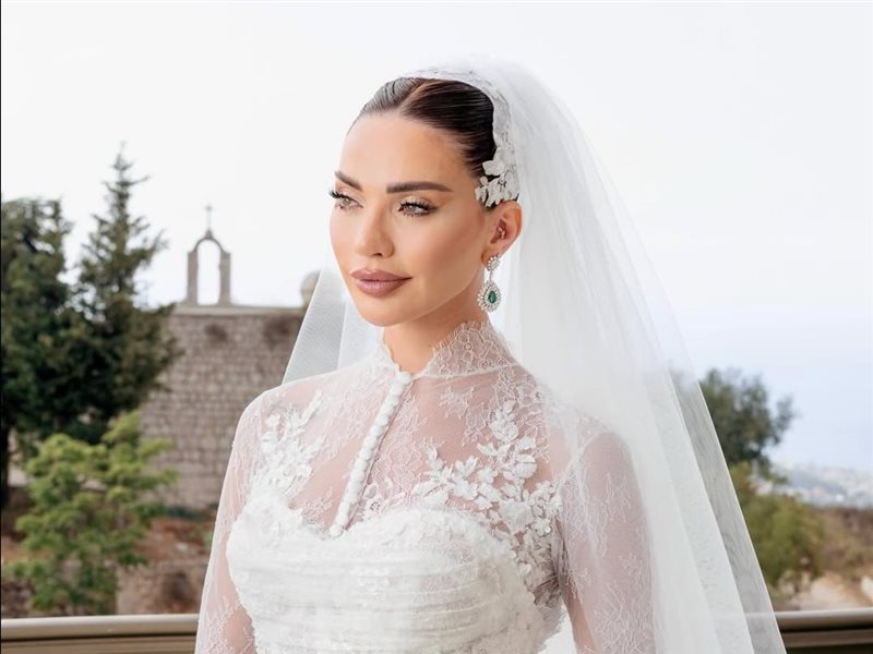 الصور الأولى من حفل زفاف داليدا خليل بالفستان الأبيض