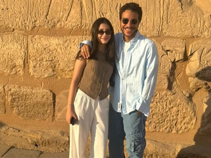 بالصور.. ياسمينا العبد تصل إلى الأقصر لتصوير فيلمها كان ياما كان مع نور النبوي