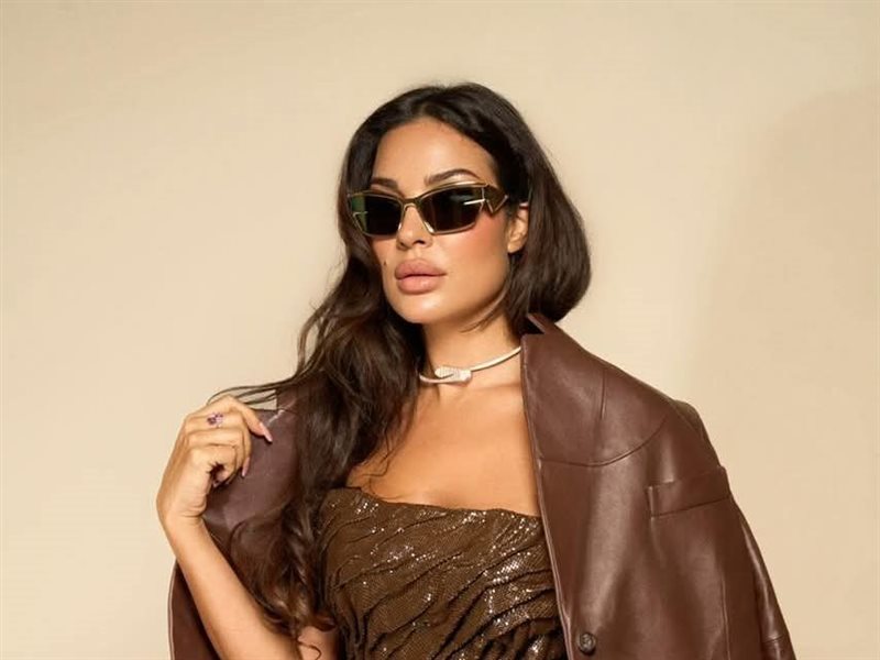 نادين نجيم تتألق بإطلالة خريفية مونوكروم  بتوقيع  Lurline Official