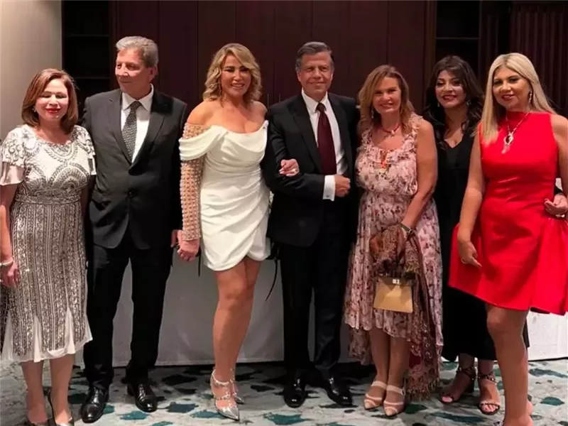 يسرا وزوجها وإلهام شاهين وهالة صدقي أبرز الحاضرين في حفل زفاف إيناس الدغيدي