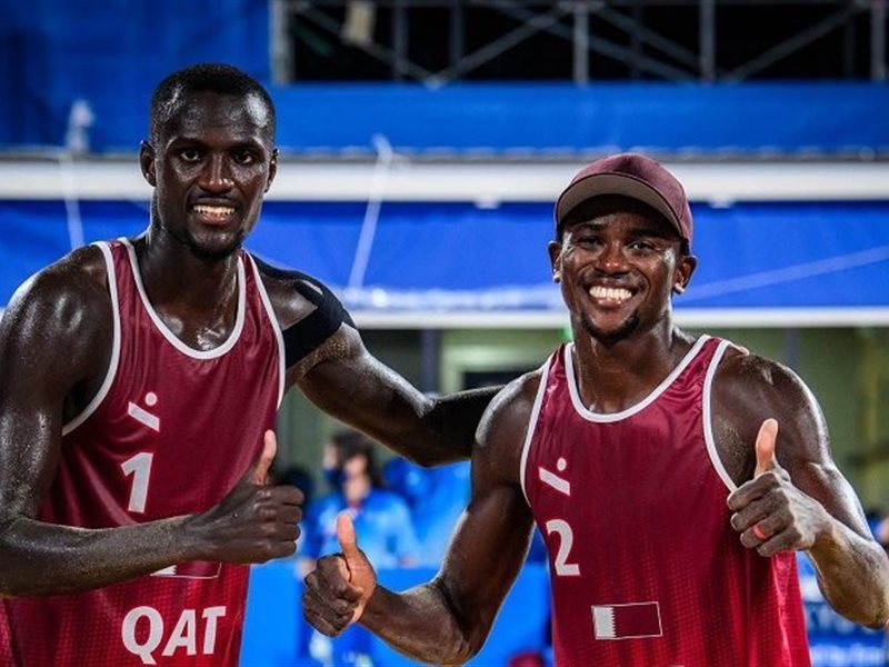 المنتخب القطري للكرة الطائرة الشاطئية يخطف المركز الثاني عالميًا