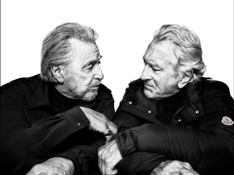  الباتشينو وروبرت دي نيرو يجتمعان في حملة Moncler الجديدة تحت شعار warmer together