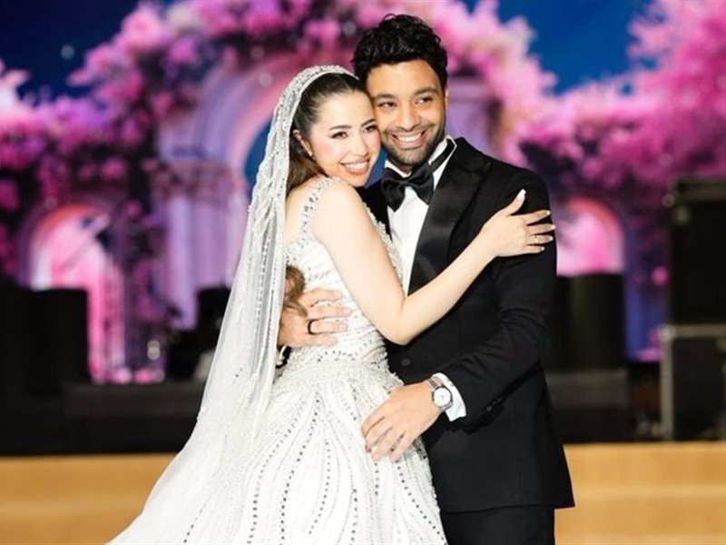 الصور الأولى من حفل زفاف أحمد جمال وفرح الموجي