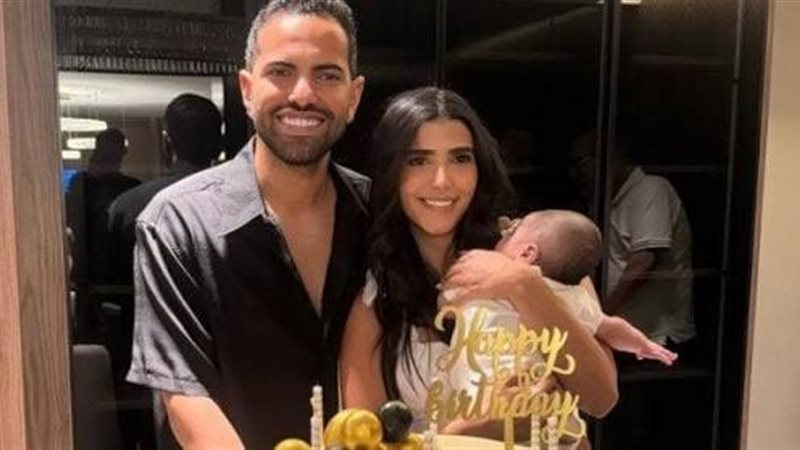 ريم سامي وزوجها 