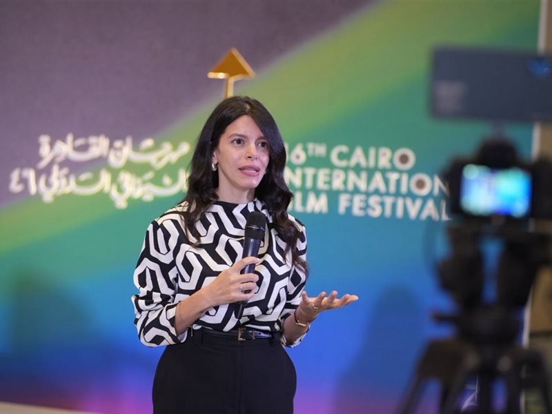 بسمة نبيل تشارك عمرو سلامة ندوة عن قوة السرد وعلاقته بالصحة النفسية بمهرجان القاهرة