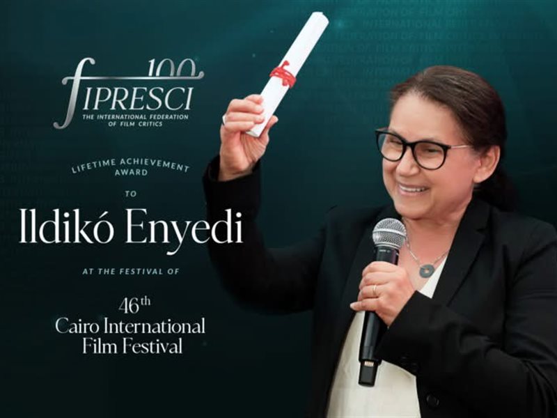 في القاهرة السينمائي .. المخرجة المجرية إلديكو إينيدي تتسلم جائزة فيبريسي 100 للإنجاز مدى الحياة