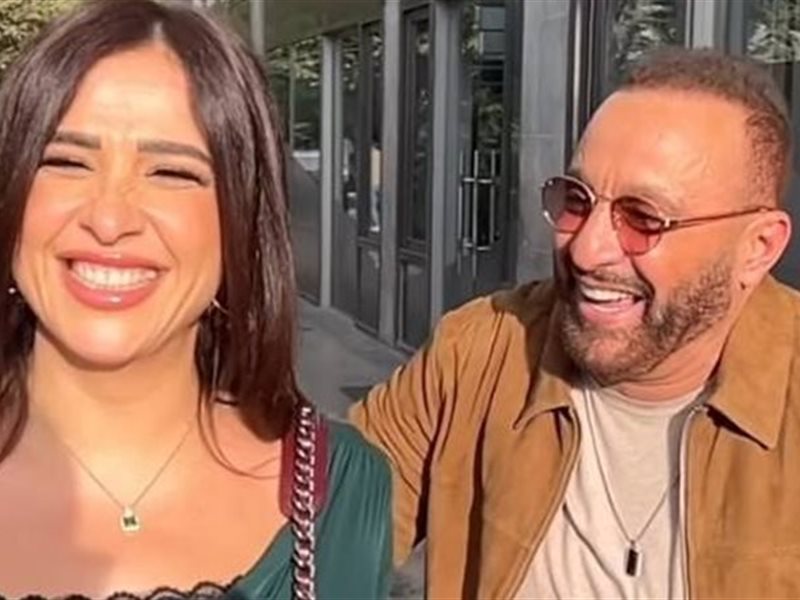 شاهد رومانسية أحمد السقا وياسمين عبدالعزيز من في أول يوم تصوير 