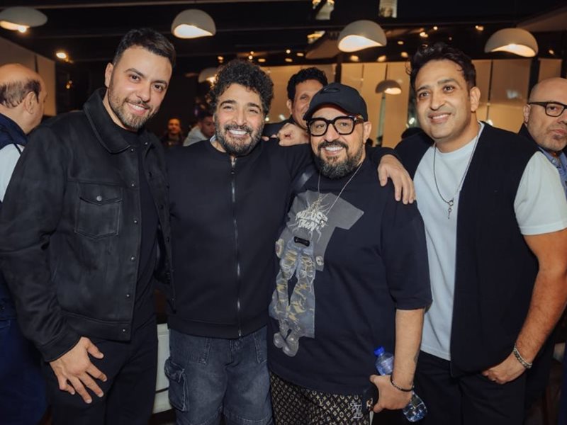 نجوم الغناء والموسيقى يحتفلون بعيد ميلاد الكابو حميد الشاعري