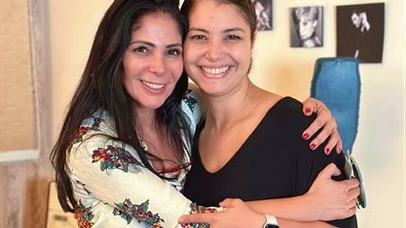 نسمة محجوب ومنى زكي