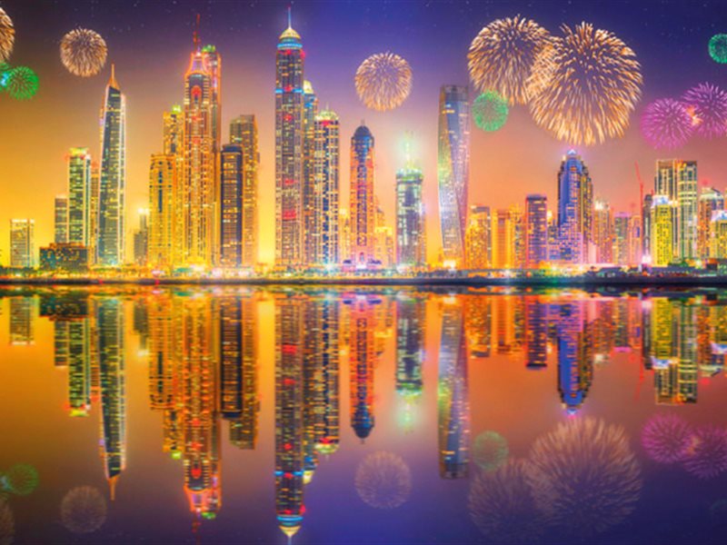 حفل لمدة ثمانية أيام ونصف مليون لعبة نارية .. تفاصيل احتفال دبي الأسطوري برأس السنة