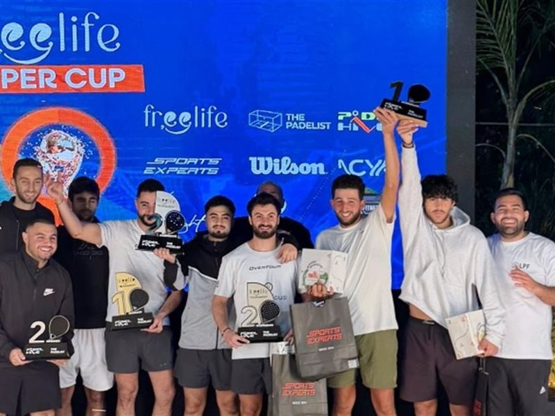 ختام قوي لبطولة Super Cup للبادل في لبنان بمشاركة قياسية لأكثر من 300 لاعب