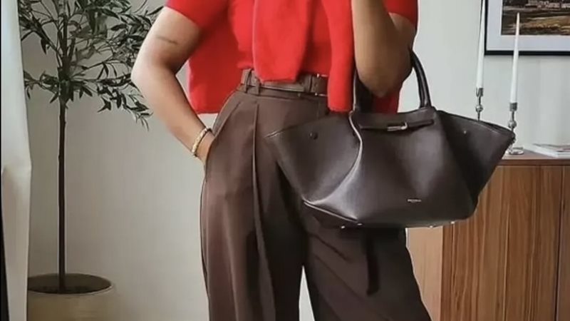 البنطال البني 