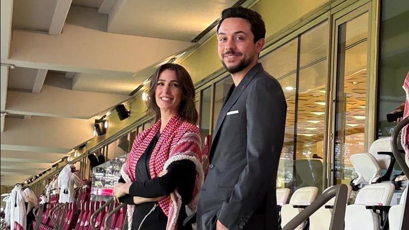 ولي عهد الأردن والأميرة