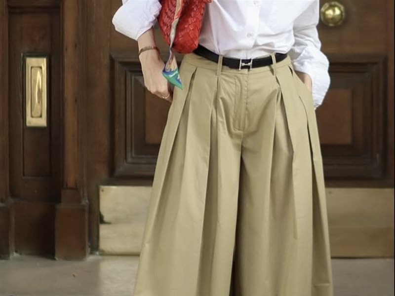 إطلالة أطول ولمسة فخامة: wide leg trousers تتصدر صيحات الموضة