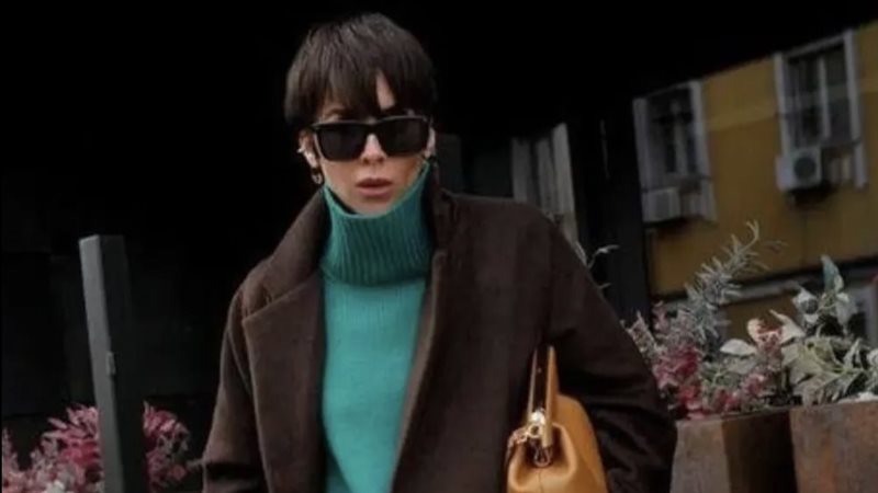 التركواز مع البني